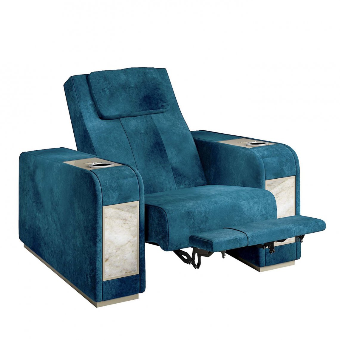 Vismara DesignCOMFORT BLUE 家庭影院椅